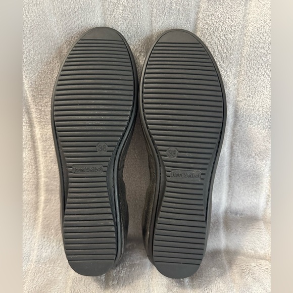 Josef Seibel Pippa 29 Nesty Oil Black Leather Ballerina Flats EU 36 US 5 to 5.5 - Picture 6 of 12